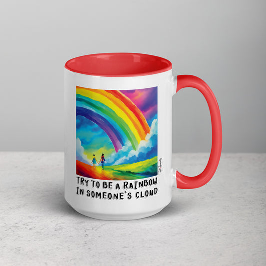 Be Rainbow in Someone's Cloud Mug