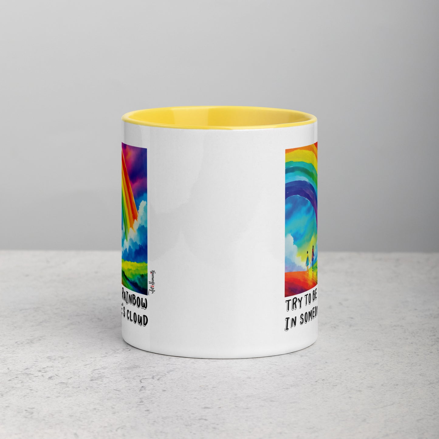 Be Rainbow in Someone's Cloud Mug