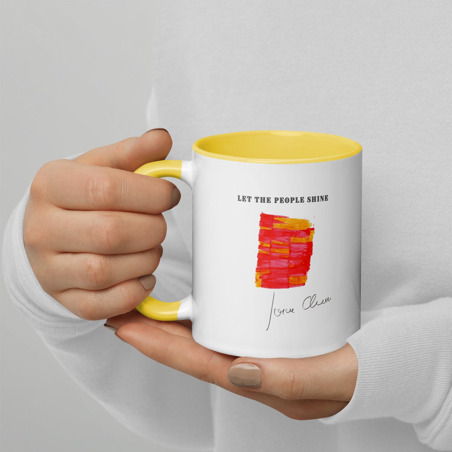 Let the People Shine Mug by Jorge Chaves