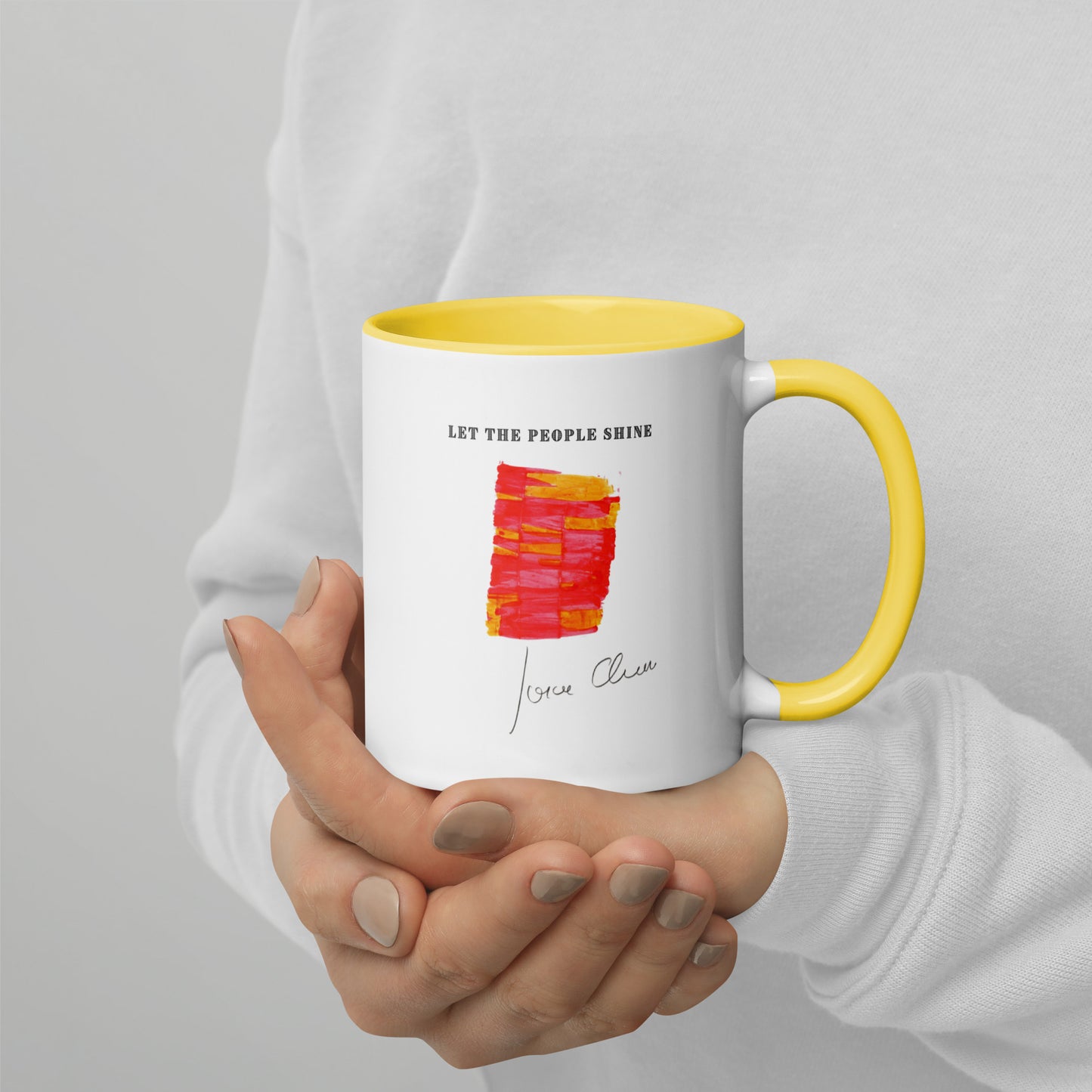 Let the People Shine Mug by Jorge Chaves