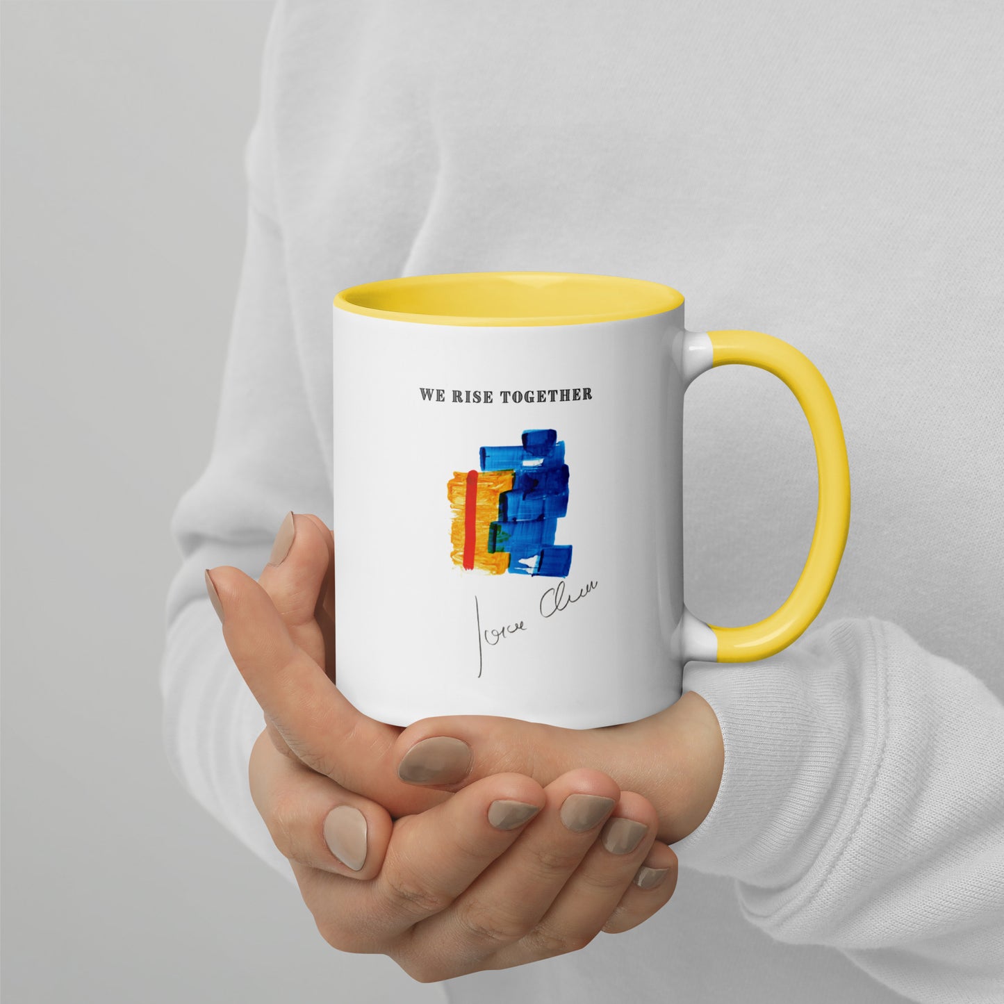 We Rise Together Mug by Jorge Chaves